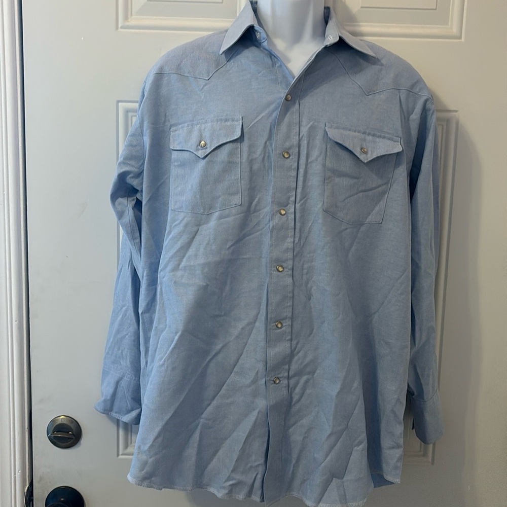 Vintage Ranch and Town Panhandle Slim Pearl Snap Button Down